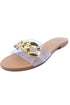 Lexi Gold Chain Slide Sandal