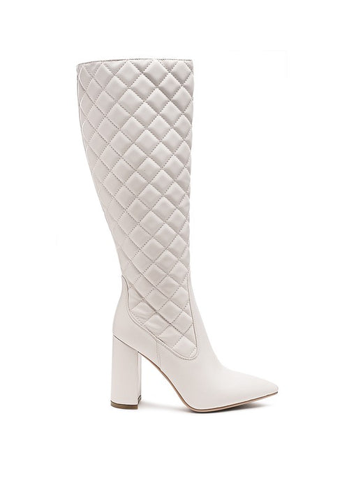 Winter White Quilt Boot