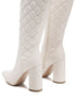 Winter White Quilt Boot