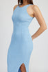 HIGH SLIT TANK MIDI DRESS