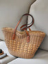 Woven Straw Shoulder Bag