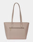 David Jones Leather Tote Bag with Gold Hardware
