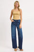 RISEN Mid Rise Wide Baggy Jeans