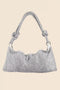 Fame Rhinestone Studded Hobo Bag