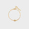 Lotus Shape 18K Gold-Plated Bead Bracelet