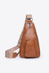 Camping Trip Faux Leather Sling Bag