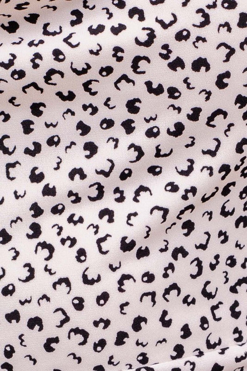 Small Leopard Print Midi Dress