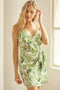 Floral Print Wrap Dress