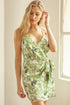 Floral Print Wrap Dress
