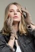 Khaki Soft Suede Premium Gloves