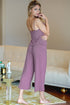 Take It Easy Mauve Cowl Neck and Pants Loungewear Set
