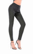Stretchy High Waist Black Leggings