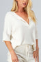 Super Soft Ivory Knit Dolman Top