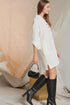 Madeline Ivory Shirt Dress