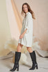 Madeline Ivory Shirt Dress