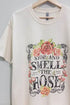 Western Rose Oversized Graphic Tee