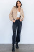 Warm Teddy Cropped Jacket