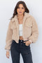 Warm Teddy Cropped Jacket