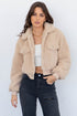 Warm Teddy Cropped Jacket