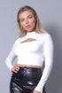 Stacey Cross-Over Cut-Out Crop Top