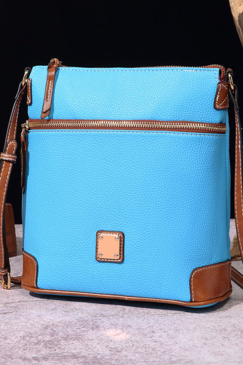 Classic Faux Leather Crossbody Bag