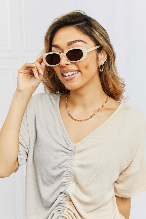 Zoe Oval Full Rim Sunglasses