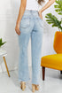 High Waisted Light Wash 90's Dad Jeans