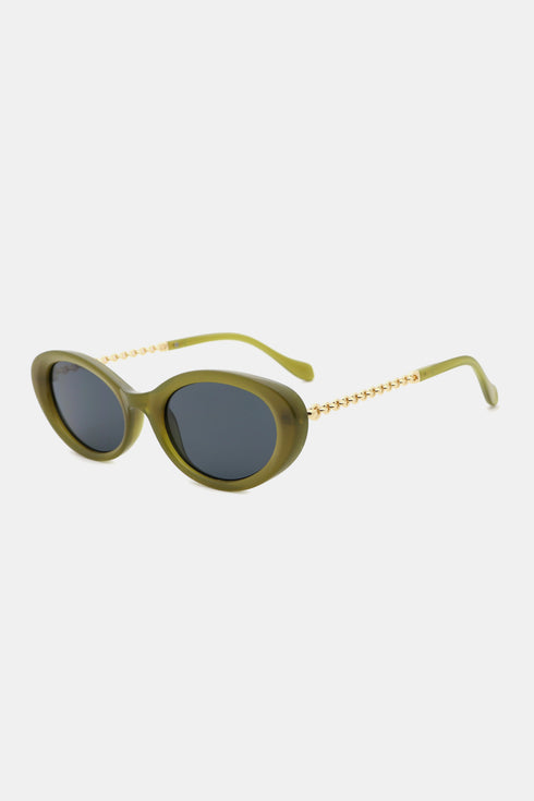 Amelia Gold Frame Cat-Eye Sunglasses