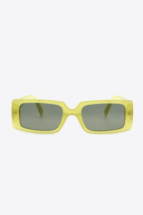 Celine Lime Rectangle Sunglasses