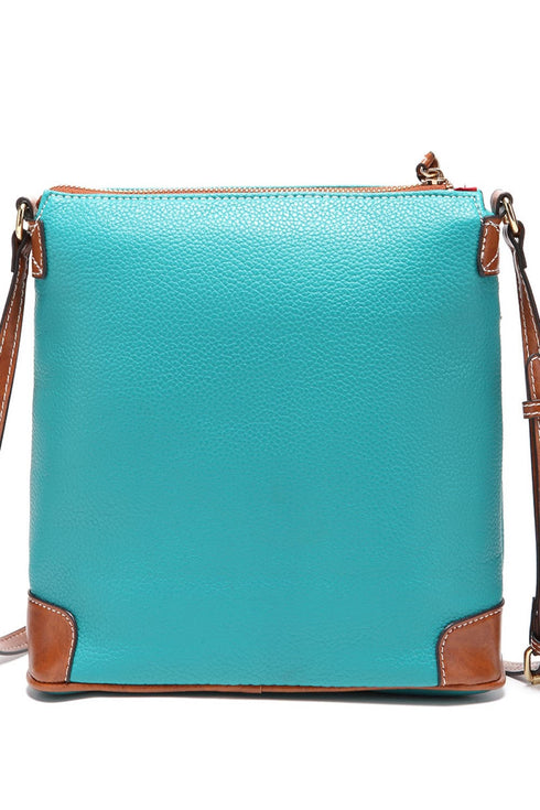 Classic Faux Leather Crossbody Bag