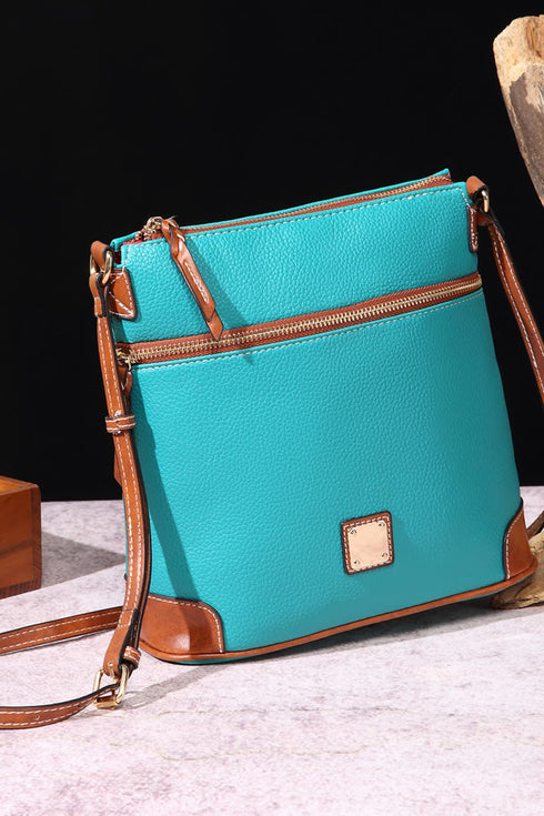 Classic Faux Leather Crossbody Bag