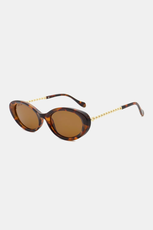 Amelia Gold Frame Cat-Eye Sunglasses