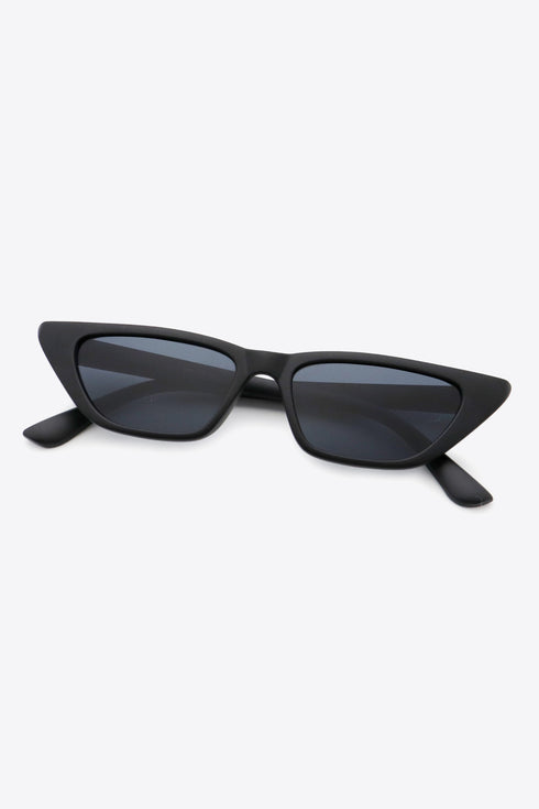 Gabrielle Black Cat Eye Sunglasses