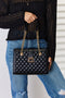 David Jones Quilted Faux Leather Handbag