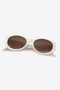 Emily Ivory Oval Sunglasses