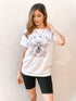Bee Kind White Graphic Tee