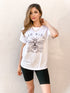 Bee Kind White Graphic Tee