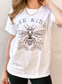 Bee Kind White Graphic Tee