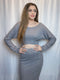 Fall in Comfort Cut Out Grey Sweater Dress