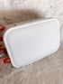 Small Glittery White Luxury Jewelry Travel Case