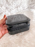 Mini Black Vinyl Jewelry Travel Case