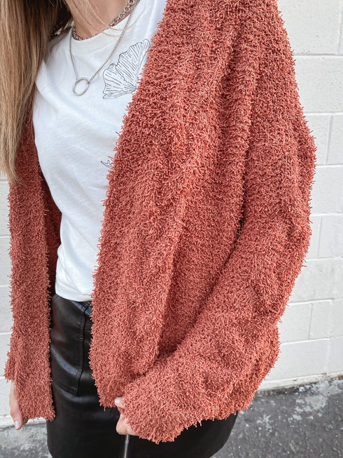 Spice Me Up Rust Oversized Sweater