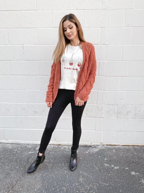 Plant Mom Cream Graphic Tee