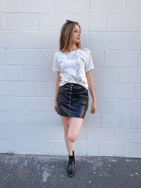 California Poppy Off-White Graphic Tee