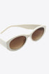 Emily Ivory Oval Sunglasses