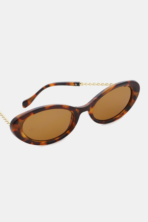 Amelia Gold Frame Cat-Eye Sunglasses
