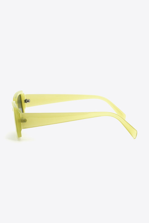 Celine Lime Rectangle Sunglasses