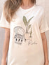 Boho Relax Plant Cream Graphic Tee