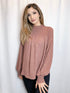 Gold Diamond Mauve Chiffon Blouse