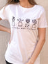 Plants are Friends White Graphic Tee